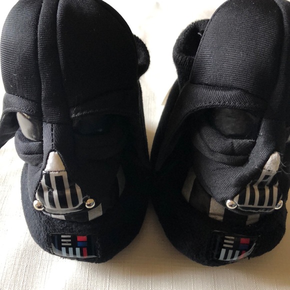 Slippers Star Wars Lil Darth Vader toddler boys size 7/8M new polyester fiber - Picture 1 of 7